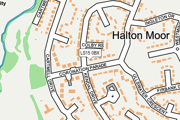 LS15 0BX map - OS OpenMap – Local (Ordnance Survey) LS15 0BX map - OS OpenMap – Local (Ordnance Survey)