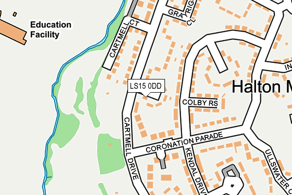 LS15 0DD map - OS OpenMap – Local (Ordnance Survey) LS15 0DD map - OS OpenMap – Local (Ordnance Survey)