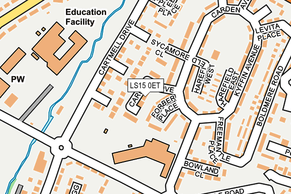 LS15 0ET map - OS OpenMap – Local (Ordnance Survey) LS15 0ET map - OS OpenMap – Local (Ordnance Survey)