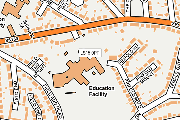 LS15 0PT map - OS OpenMap – Local (Ordnance Survey) LS15 0PT map - OS OpenMap – Local (Ordnance Survey)