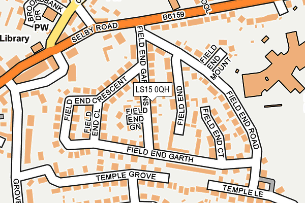 LS15 0QH map - OS OpenMap – Local (Ordnance Survey) LS15 0QH map - OS OpenMap – Local (Ordnance Survey)