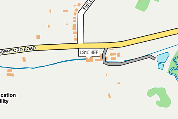 LS15 4EF map - OS OpenMap – Local (Ordnance Survey) LS15 4EF map - OS OpenMap – Local (Ordnance Survey)