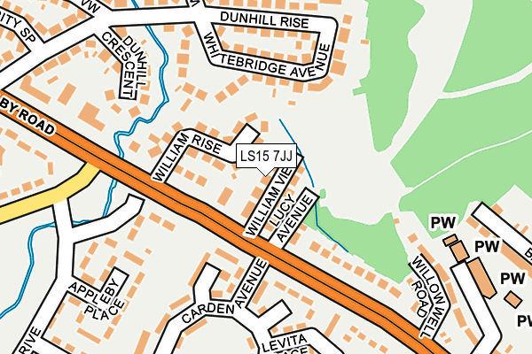 LS15 7JJ map - OS OpenMap – Local (Ordnance Survey) LS15 7JJ map - OS OpenMap – Local (Ordnance Survey)