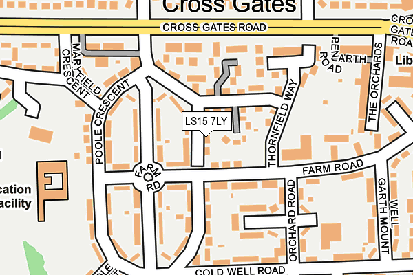 LS15 7LY map - OS OpenMap – Local (Ordnance Survey) LS15 7LY map - OS OpenMap – Local (Ordnance Survey)