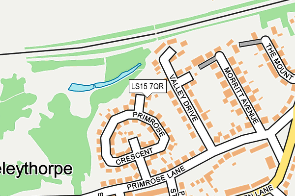 LS15 7QR map - OS OpenMap – Local (Ordnance Survey) LS15 7QR map - OS OpenMap – Local (Ordnance Survey)