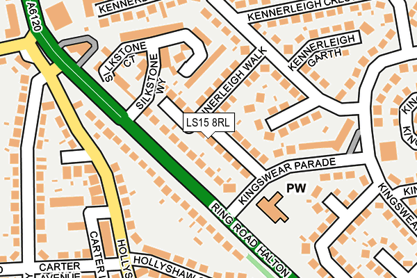 LS15 8RL map - OS OpenMap – Local (Ordnance Survey) LS15 8RL map - OS OpenMap – Local (Ordnance Survey)