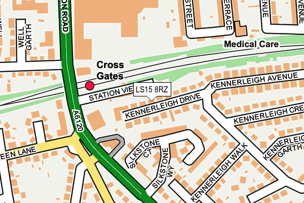 LS15 8RZ map - OS OpenMap – Local (Ordnance Survey) LS15 8RZ map - OS OpenMap – Local (Ordnance Survey)