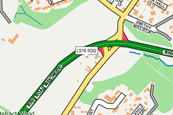 LS16 5QQ map - OS OpenMap – Local (Ordnance Survey) LS16 5QQ map - OS OpenMap – Local (Ordnance Survey)