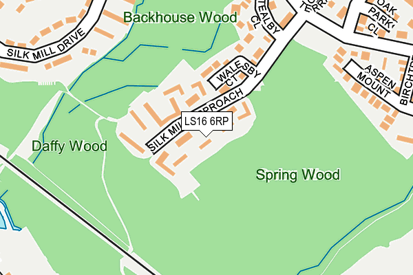 LS16 6RP map - OS OpenMap – Local (Ordnance Survey) LS16 6RP map - OS OpenMap – Local (Ordnance Survey)