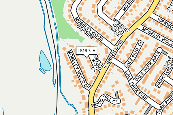 LS16 7JH map - OS OpenMap – Local (Ordnance Survey) LS16 7JH map - OS OpenMap – Local (Ordnance Survey)
