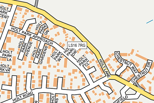LS16 7RG map - OS OpenMap – Local (Ordnance Survey) LS16 7RG map - OS OpenMap – Local (Ordnance Survey)