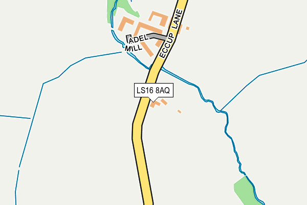 LS16 8AQ map - OS OpenMap – Local (Ordnance Survey) LS16 8AQ map - OS OpenMap – Local (Ordnance Survey)
