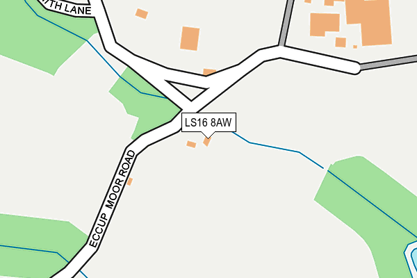 LS16 8AW map - OS OpenMap – Local (Ordnance Survey) LS16 8AW map - OS OpenMap – Local (Ordnance Survey)