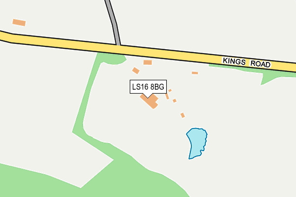 LS16 8BG map - OS OpenMap – Local (Ordnance Survey) LS16 8BG map - OS OpenMap – Local (Ordnance Survey)