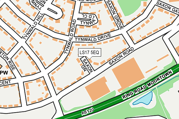 LS17 5EQ map - OS OpenMap – Local (Ordnance Survey) LS17 5EQ map - OS OpenMap – Local (Ordnance Survey)