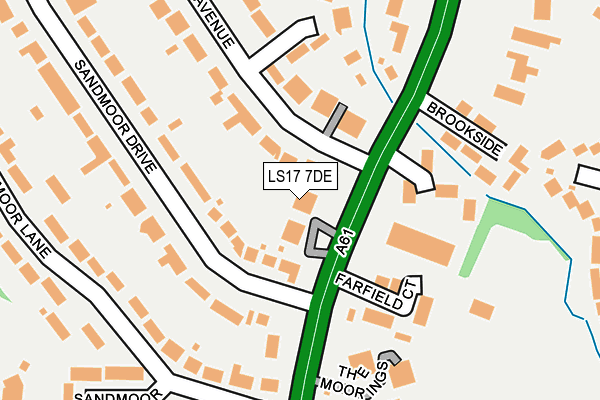 LS17 7DE map - OS OpenMap – Local (Ordnance Survey) LS17 7DE map - OS OpenMap – Local (Ordnance Survey)