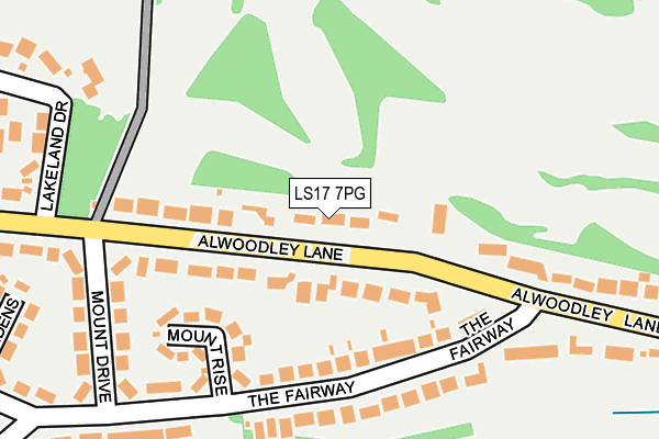 LS17 7PG map - OS OpenMap – Local (Ordnance Survey) LS17 7PG map - OS OpenMap – Local (Ordnance Survey)