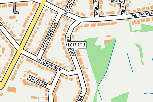 LS17 7QU map - OS OpenMap – Local (Ordnance Survey) LS17 7QU map - OS OpenMap – Local (Ordnance Survey)