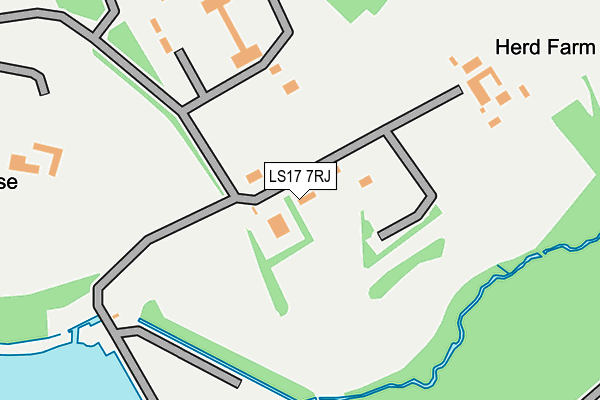 LS17 7RJ map - OS OpenMap – Local (Ordnance Survey) LS17 7RJ map - OS OpenMap – Local (Ordnance Survey)