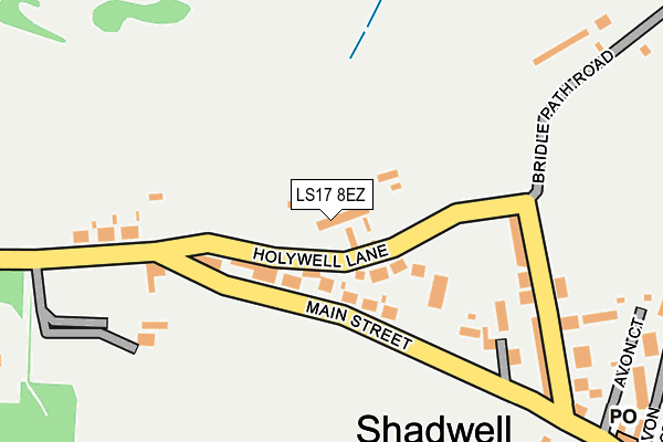 LS17 8EZ map - OS OpenMap – Local (Ordnance Survey) LS17 8EZ map - OS OpenMap – Local (Ordnance Survey)