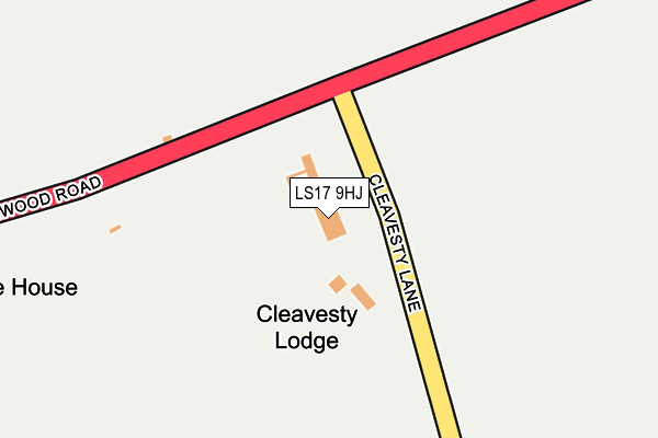 LS17 9HJ map - OS OpenMap – Local (Ordnance Survey) LS17 9HJ map - OS OpenMap – Local (Ordnance Survey)