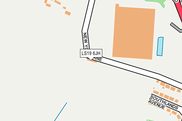 LS19 6JH map - OS OpenMap – Local (Ordnance Survey) LS19 6JH map - OS OpenMap – Local (Ordnance Survey)