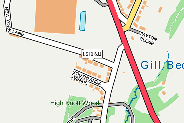 LS19 6JJ map - OS OpenMap – Local (Ordnance Survey) LS19 6JJ map - OS OpenMap – Local (Ordnance Survey)