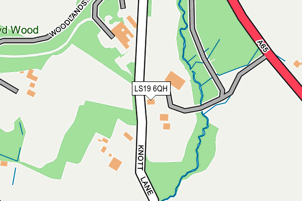 LS19 6QH map - OS OpenMap – Local (Ordnance Survey) LS19 6QH map - OS OpenMap – Local (Ordnance Survey)