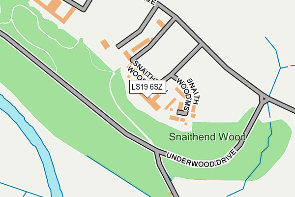 LS19 6SZ map - OS OpenMap – Local (Ordnance Survey) LS19 6SZ map - OS OpenMap – Local (Ordnance Survey)
