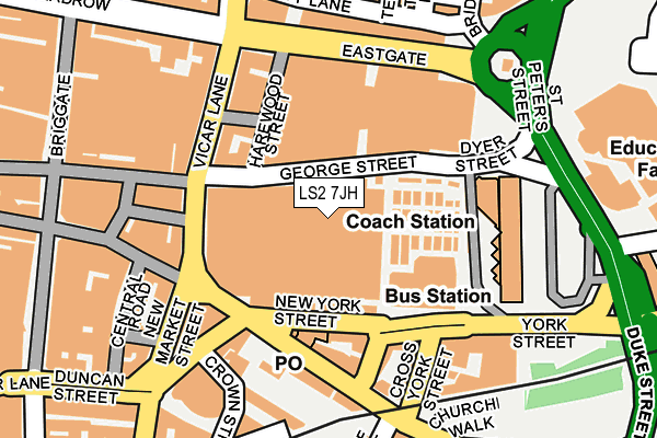 LS2 7JH map - OS OpenMap – Local (Ordnance Survey) LS2 7JH map - OS OpenMap – Local (Ordnance Survey)