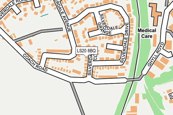 LS20 8BQ map - OS OpenMap – Local (Ordnance Survey) LS20 8BQ map - OS OpenMap – Local (Ordnance Survey)