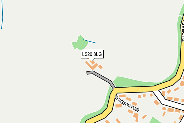 LS20 8LG map - OS OpenMap – Local (Ordnance Survey) LS20 8LG map - OS OpenMap – Local (Ordnance Survey)