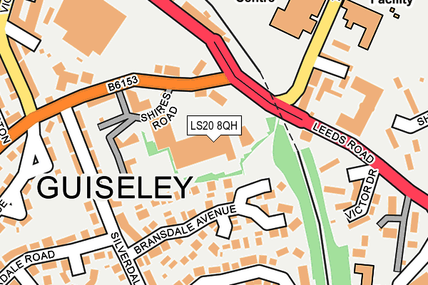 LS20 8QH map - OS OpenMap – Local (Ordnance Survey) LS20 8QH map - OS OpenMap – Local (Ordnance Survey)