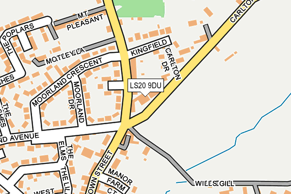 LS20 9DU map - OS OpenMap – Local (Ordnance Survey) LS20 9DU map - OS OpenMap – Local (Ordnance Survey)