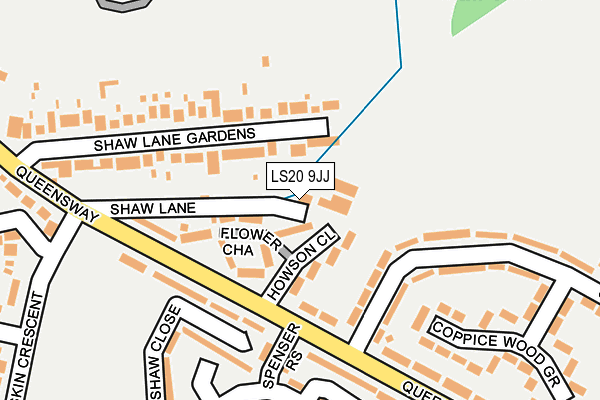 LS20 9JJ map - OS OpenMap – Local (Ordnance Survey) LS20 9JJ map - OS OpenMap – Local (Ordnance Survey)
