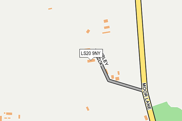 LS20 9NY map - OS OpenMap – Local (Ordnance Survey) LS20 9NY map - OS OpenMap – Local (Ordnance Survey)