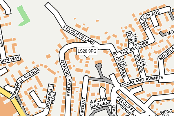 LS20 9PG map - OS OpenMap – Local (Ordnance Survey) LS20 9PG map - OS OpenMap – Local (Ordnance Survey)