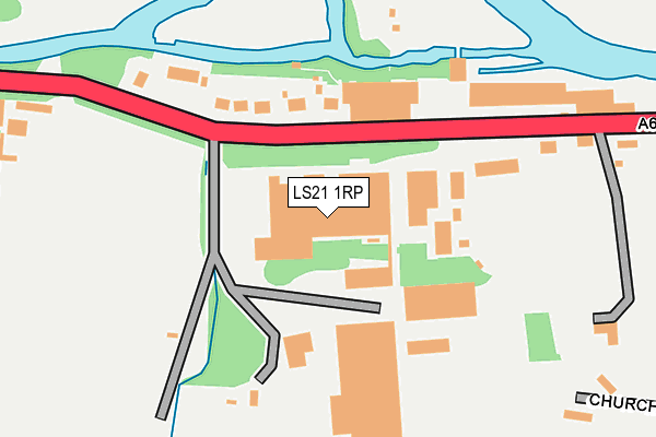 LS21 1RP map - OS OpenMap – Local (Ordnance Survey) LS21 1RP map - OS OpenMap – Local (Ordnance Survey)