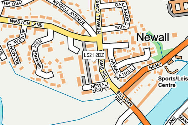 LS21 2DZ map - OS OpenMap – Local (Ordnance Survey) LS21 2DZ map - OS OpenMap – Local (Ordnance Survey)