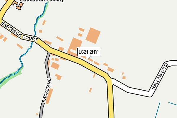 LS21 2HY map - OS OpenMap – Local (Ordnance Survey) LS21 2HY map - OS OpenMap – Local (Ordnance Survey)