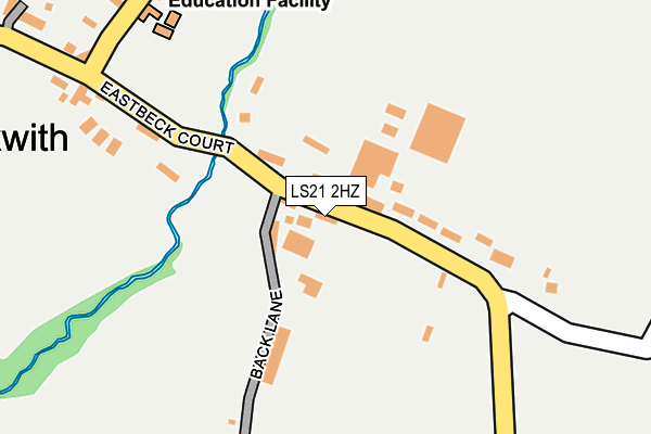 LS21 2HZ map - OS OpenMap – Local (Ordnance Survey) LS21 2HZ map - OS OpenMap – Local (Ordnance Survey)