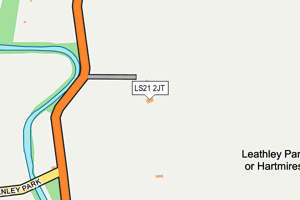 LS21 2JT map - OS OpenMap – Local (Ordnance Survey) LS21 2JT map - OS OpenMap – Local (Ordnance Survey)