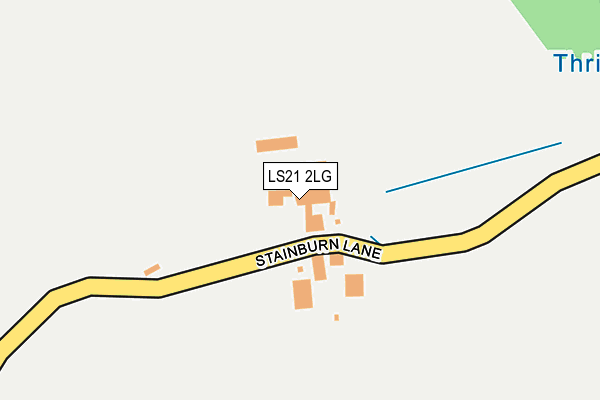 LS21 2LG map - OS OpenMap – Local (Ordnance Survey) LS21 2LG map - OS OpenMap – Local (Ordnance Survey)