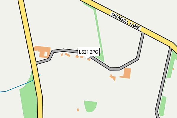 LS21 2PG map - OS OpenMap – Local (Ordnance Survey) LS21 2PG map - OS OpenMap – Local (Ordnance Survey)