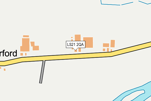 LS21 2QA map - OS OpenMap – Local (Ordnance Survey) LS21 2QA map - OS OpenMap – Local (Ordnance Survey)