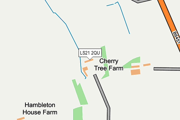 LS21 2QU map - OS OpenMap – Local (Ordnance Survey) LS21 2QU map - OS OpenMap – Local (Ordnance Survey)