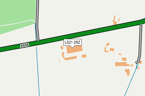 LS21 2RZ map - OS OpenMap – Local (Ordnance Survey) LS21 2RZ map - OS OpenMap – Local (Ordnance Survey)