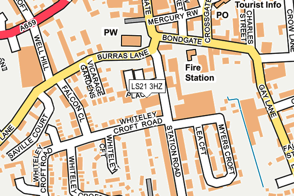 LS21 3HZ map - OS OpenMap – Local (Ordnance Survey) LS21 3HZ map - OS OpenMap – Local (Ordnance Survey)