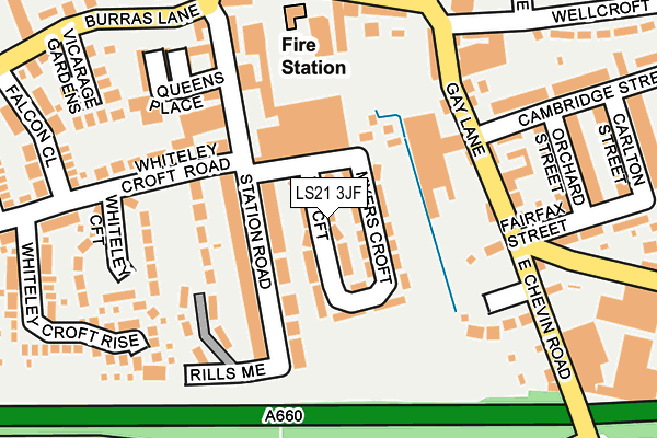 LS21 3JF map - OS OpenMap – Local (Ordnance Survey) LS21 3JF map - OS OpenMap – Local (Ordnance Survey)