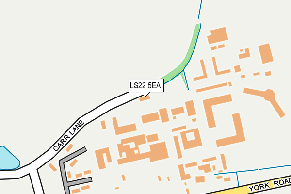 LS22 5EA map - OS OpenMap – Local (Ordnance Survey) LS22 5EA map - OS OpenMap – Local (Ordnance Survey)